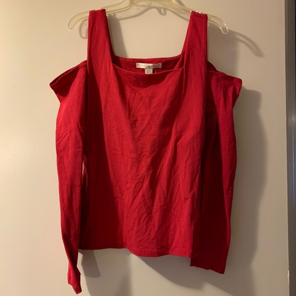 Boston Prosper SZ S Cold Shoulder Blouse